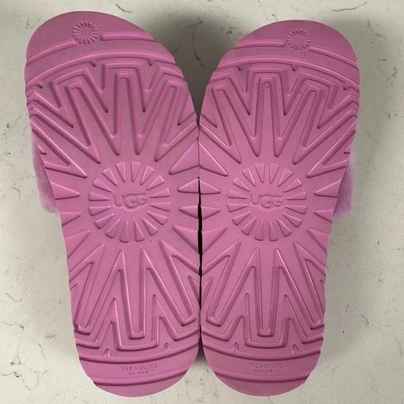 UGG Laton Fur Slide 111236 Wildflower Fluff Size 8 - Picture 16 of 16